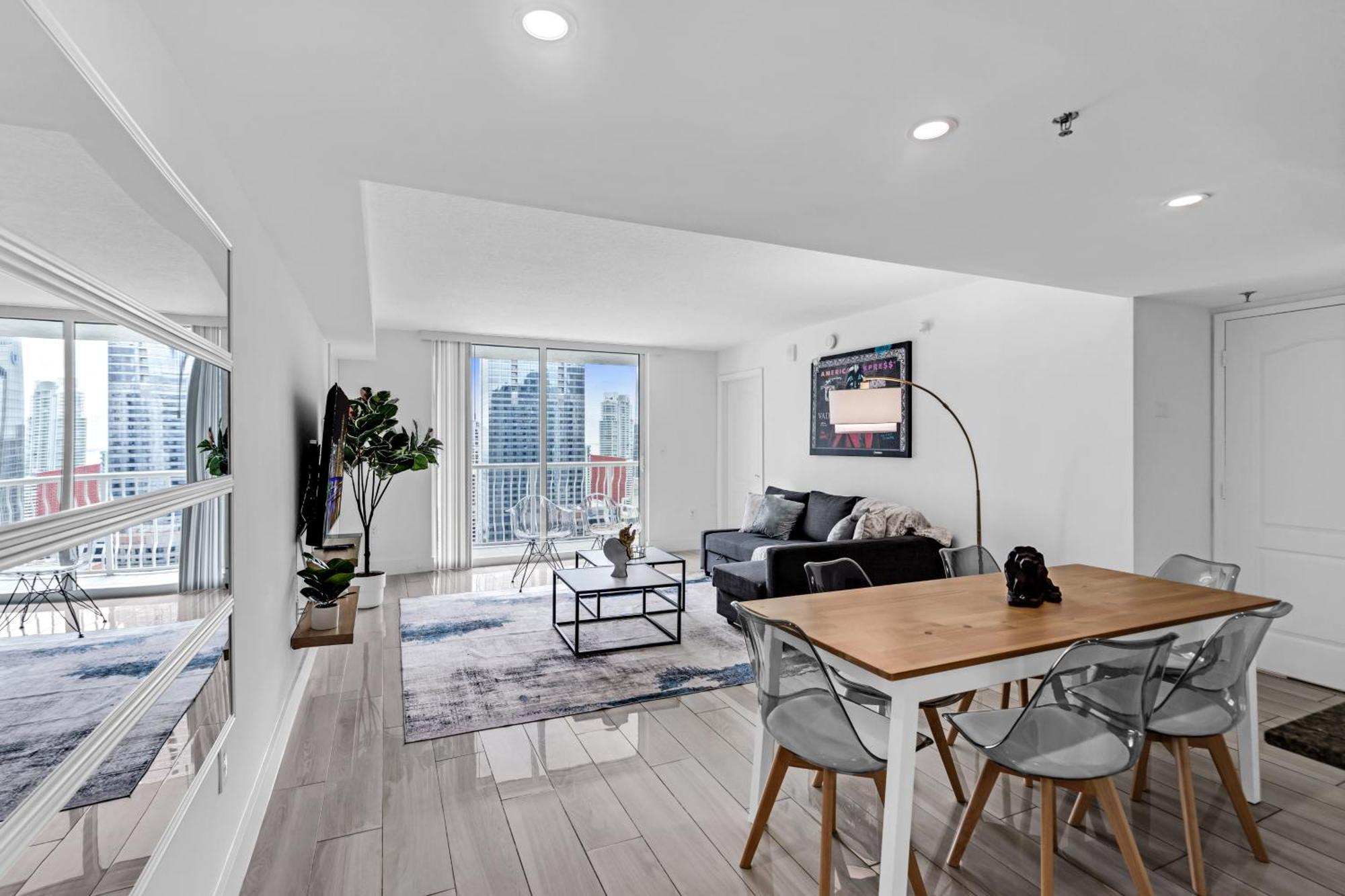 マイアミLux 2B/2B Brickell - Free Parkingアパートメント エクステリア 写真